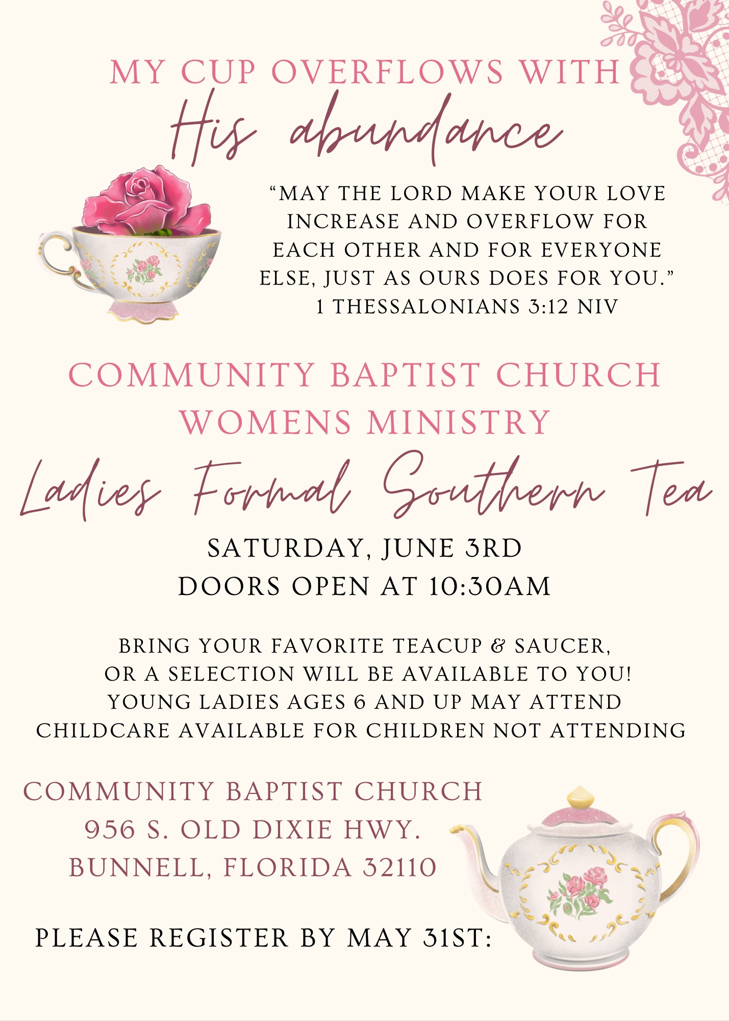 Welcome! - Community Baptist Church